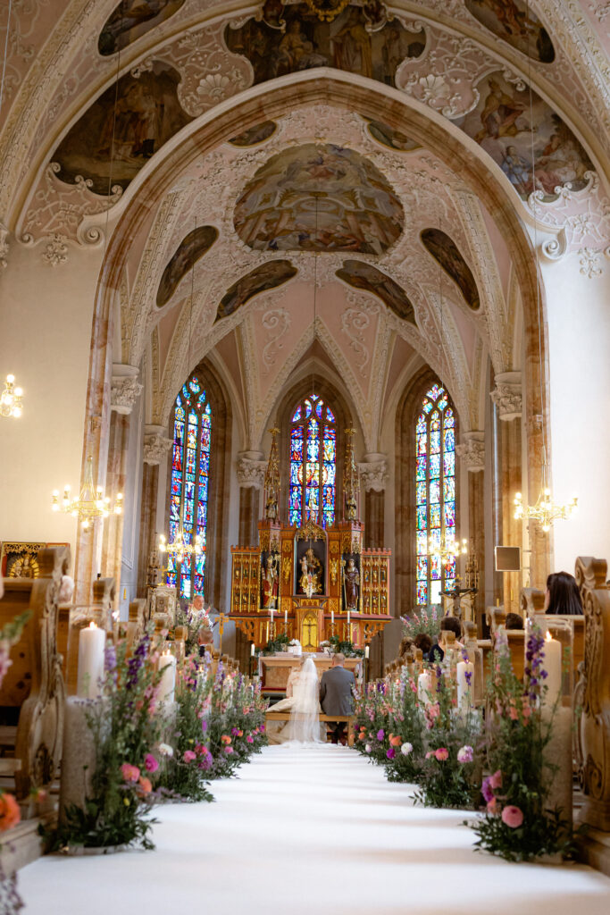 church summer wedding austria
