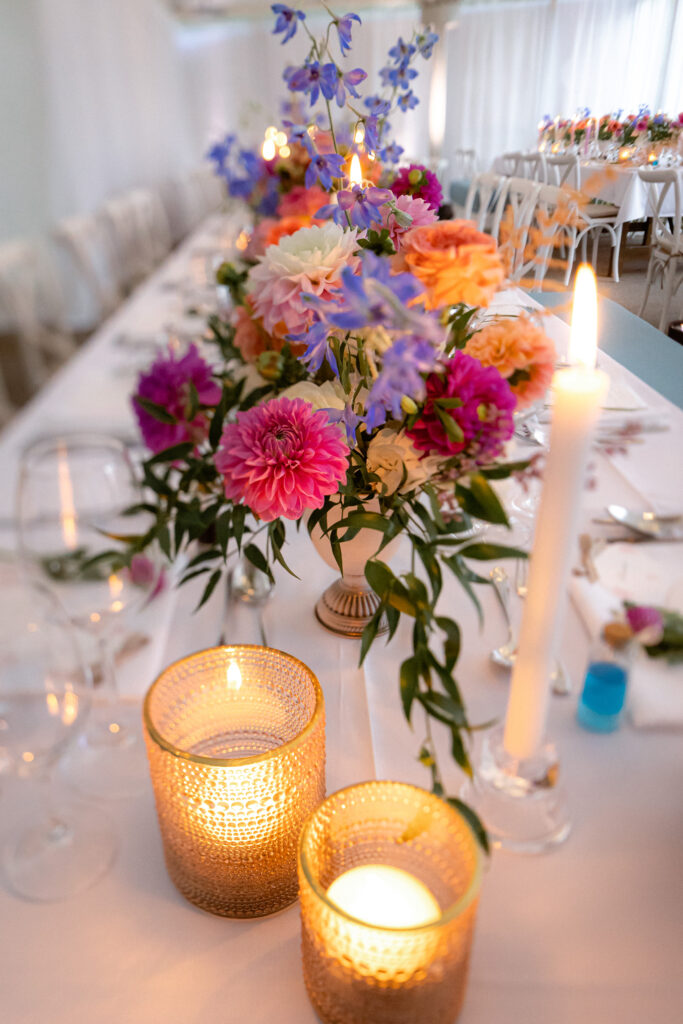 summer wedding autria table decoration